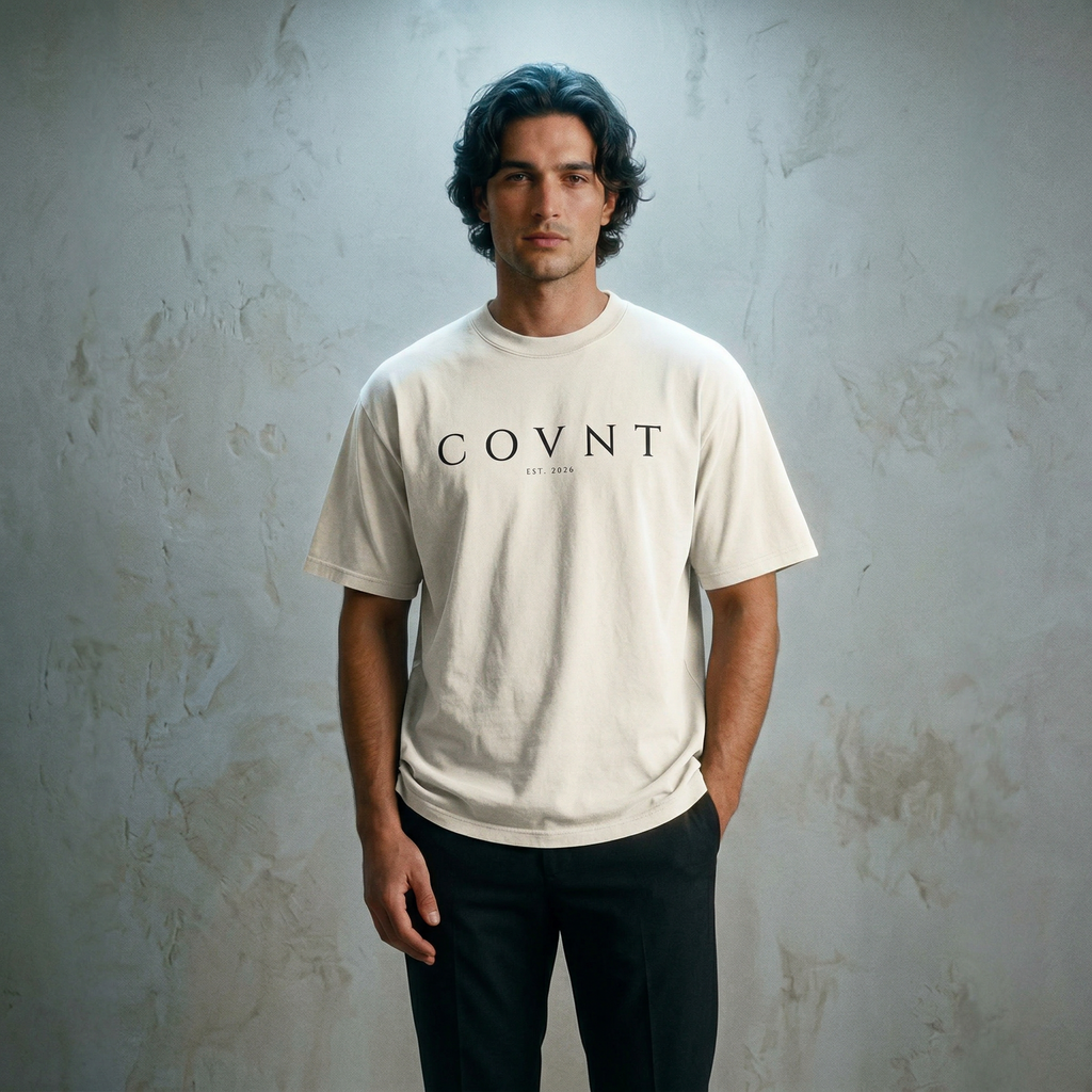 Heavy Tee — Bone