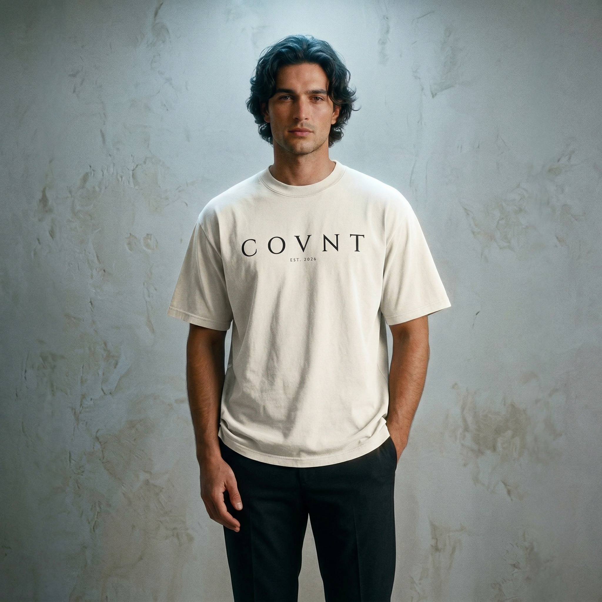 Heavy Tee — Bone