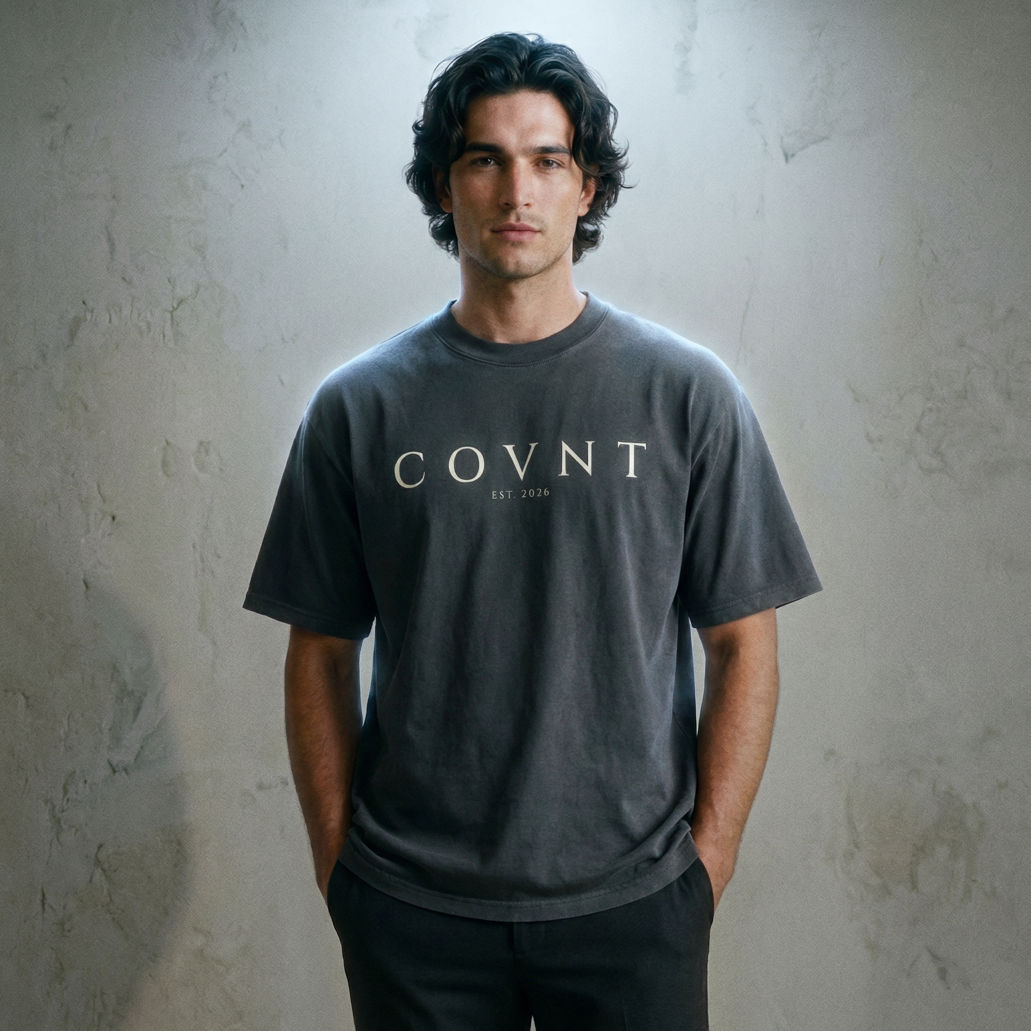 Heavy Tee — Faded Black